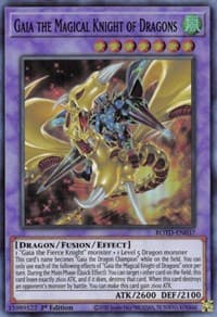 Gaia the Magical Knight of Dragons - Rise of the Duelist - YuGiOh card