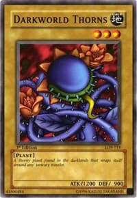 Darkworld Thorns - The Legend of Blue Eyes White Dragon - YuGiOh card