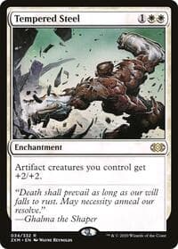 Tempered Steel - Double Masters - Magic: The Gathering card