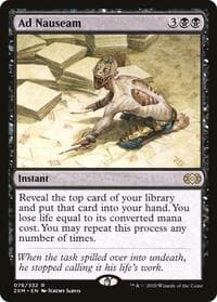 Ad Nauseam - Double Masters - Magic: The Gathering card