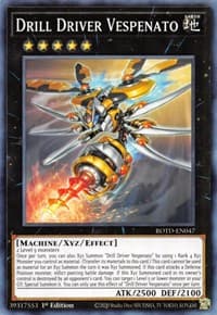 Drill Driver Vespenato - Rise of the Duelist - YuGiOh card