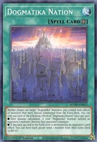 Dogmatika Nation - Rise of the Duelist - YuGiOh card