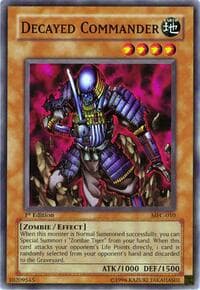 Decayed Commander - Magician's Force - YuGiOh card