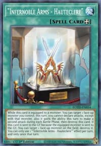"Infernoble Arms - Hauteclere" - Rise of the Duelist - YuGiOh card