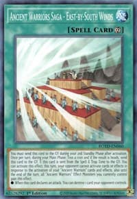 Ancient Warriors Saga - East-by-South Winds - Rise of the Duelist - YuGiOh card