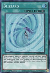 Blizzard - Rise of the Duelist - YuGiOh card