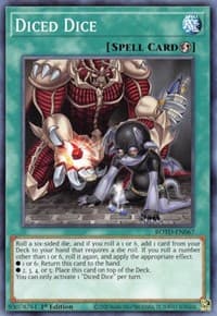 Diced Dice - Rise of the Duelist - YuGiOh card