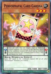 Performapal Card Gardna - Rise of the Duelist - YuGiOh card