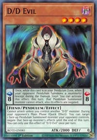 D/D Evil - Rise of the Duelist - YuGiOh card