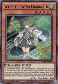 Wynn the Wind Channeler - Rise of the Duelist - YuGiOh card