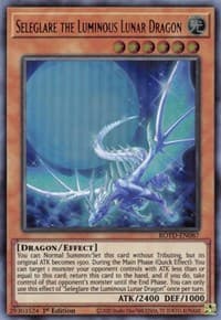 Seleglare the Luminous Lunar Dragon - Rise of the Duelist - YuGiOh card