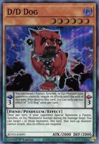 D/D Dog - Rise of the Duelist - YuGiOh card
