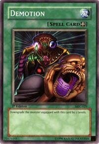 Demotion - Magician's Force - YuGiOh card