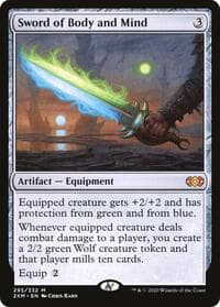 Sword of Body and Mind - Double Masters - Magic: The Gathering card