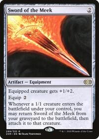 Sword of the Meek - Double Masters - Magic: The Gathering card