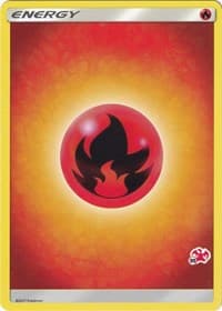 Fire Energy (#35 Charizard Stamped) - Battle Academy - Pokemon card