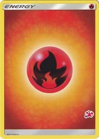 Fire Energy (#38 Charizard Stamped) - Battle Academy - Pokemon card