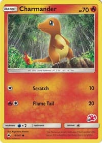 Charmander - 18/147 (#42 Charizard Stamped) - Battle Academy - Pokemon card