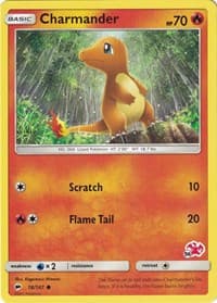 Charmander - 18/147 (#56 Charizard Stamped) - Battle Academy - Pokemon card