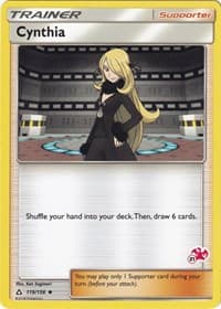 Cynthia - 119/156 (#21 Charizard Stamped) - Battle Academy - Pokemon card