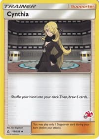 Cynthia - 119/156 (#50 Charizard Stamped) - Battle Academy - Pokemon card