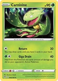 Carnivine - SWSH03: Darkness Ablaze - Pokemon card