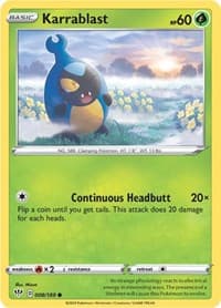 Karrablast - SWSH03: Darkness Ablaze - Pokemon card
