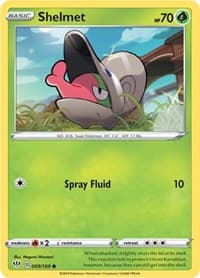 Shelmet - SWSH03: Darkness Ablaze - Pokemon card