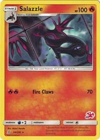 Salazzle - 34/236 (#23 Charizard Stamped) - Battle Academy - Pokemon card