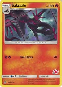 Salazzle - 34/236 (#49 Charizard Stamped) - Battle Academy - Pokemon card