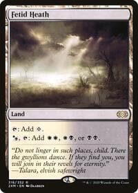 Fetid Heath - Double Masters - Magic: The Gathering card