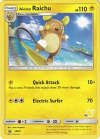 Alolan Raichu - SM65 (#25 Pikachu Stamped) - Battle Academy - Pokemon card
