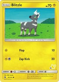 Blitzle - 81/214 (#19 Pikachu Stamped) - Battle Academy - Pokemon card
