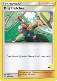 Bug Catcher - 189/236 (#44 Pikachu Stamped) - Battle Academy - Pokemon card