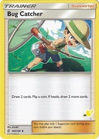 Bug Catcher - 189/236 (#46 Pikachu Stamped) - Battle Academy - Pokemon card