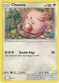 Chansey - 46/68 (#5 Pikachu Stamped) - Battle Academy - Pokemon card