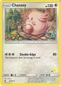Chansey - 46/68 (#47 Pikachu Stamped) - Battle Academy - Pokemon card