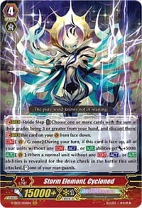 Storm Element, Cycloned - V-SS05: Premium Collection 2020 - Cardfight Vanguard card