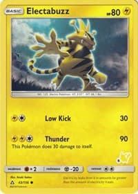 Electabuzz - 43/156 (#6 Pikachu Stamped) - Battle Academy - Pokemon card