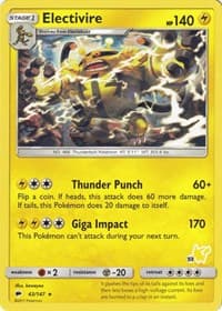 Electivire - 43/147 (#53 Pikachu Stamped) - Battle Academy - Pokemon card