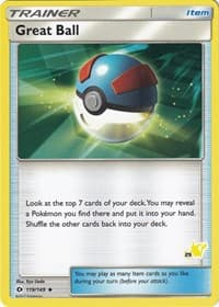 Great Ball - 119/149 (#29 Pikachu Stamped) - Battle Academy - Pokemon card