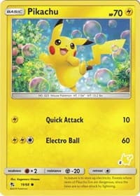 Pikachu - 19/68 (#2 Pikachu Stamped) - Battle Academy - Pokemon card