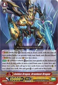 Golden Dragon, Brambent Dragon - V-SS05: Premium Collection 2020 - Cardfight Vanguard card