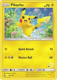 Pikachu - 19/68 (#55 Pikachu Stamped) - Battle Academy - Pokemon card
