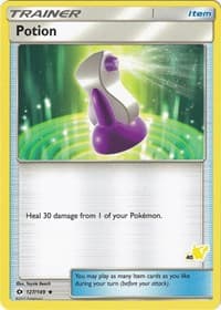 Potion - 127/149 (#40 Pikachu Stamped) - Battle Academy - Pokemon card