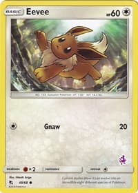 Eevee - 49/68 (Mewtwo Stamped) - Battle Academy - Pokemon card