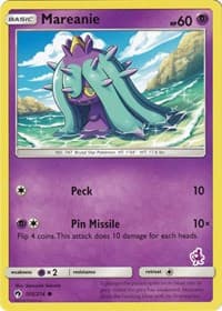 Mareanie - 105/214 (Mewtwo Stamped) - Battle Academy - Pokemon card