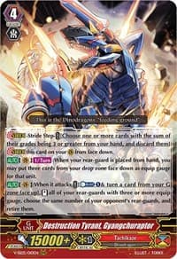 Destruction Tyrant, Gyangchuraptor - V-SS05: Premium Collection 2020 - Cardfight Vanguard card