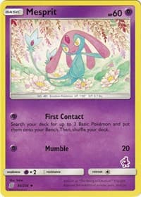 Mesprit - 84/236 (Mewtwo Stamped) - Battle Academy - Pokemon card