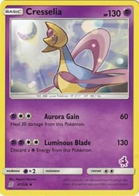 Cresselia - 87/236 (Mewtwo Stamped) - Battle Academy - Pokemon card